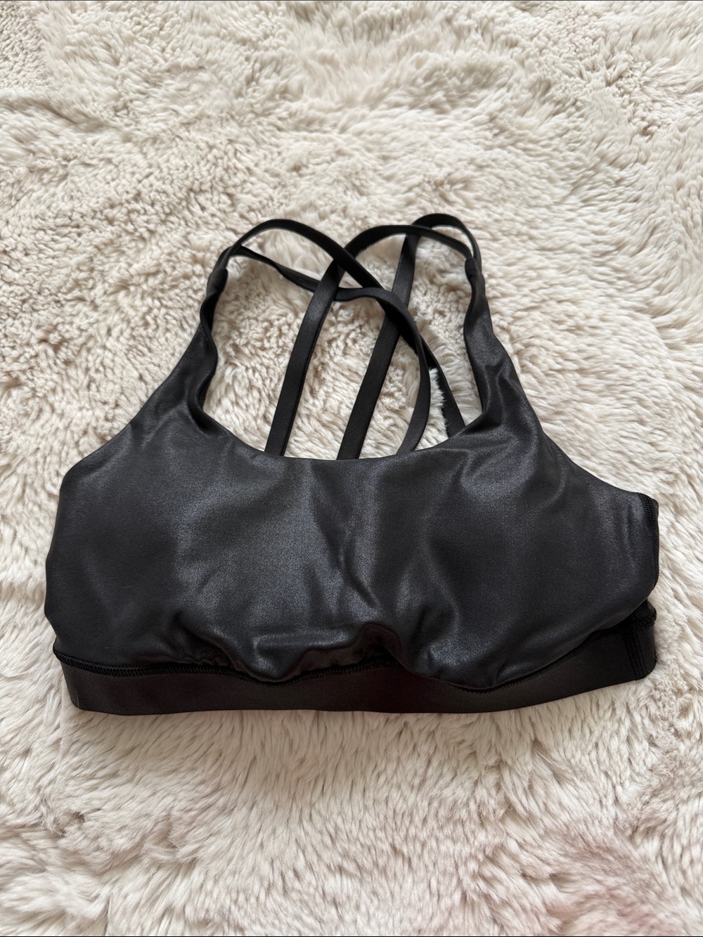 Lululemon Energy Sports Bra - matte foil black
